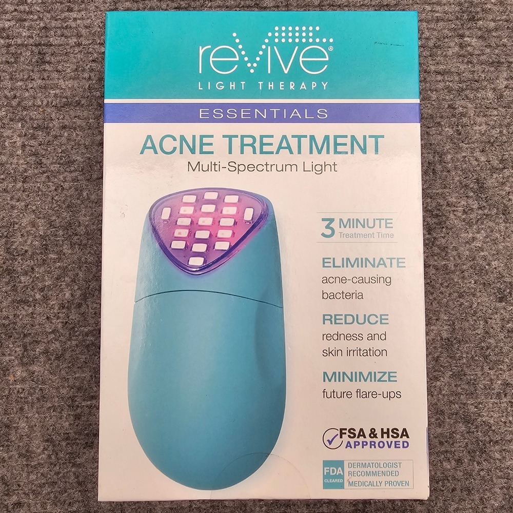 reVive Light Therapy Essentials Acne Treatment Unisex OS Blue LED Skin Care New
